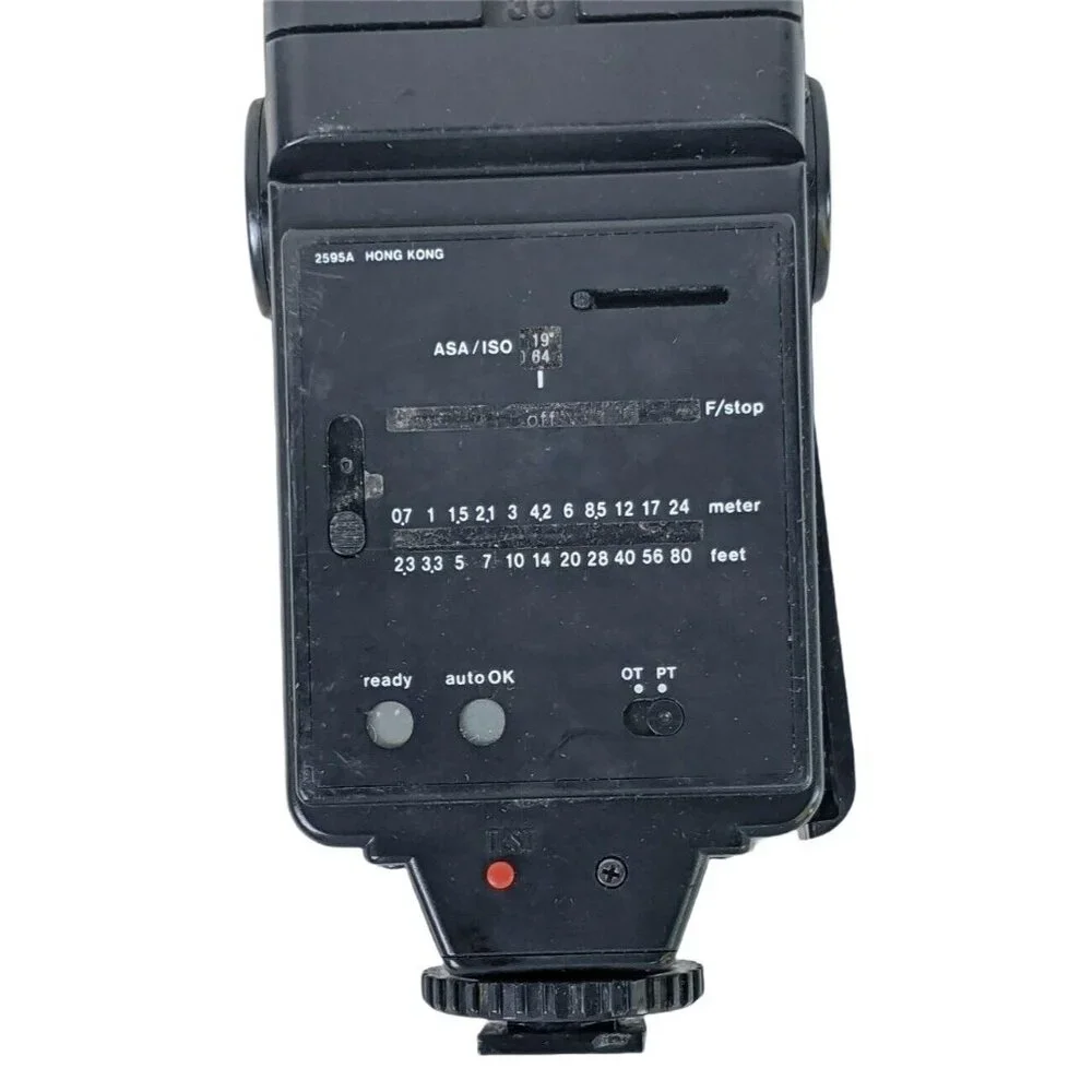 SUNPAK Thyristor auto 244D Camera Flash attachment 57d